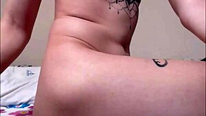 Young Tranny Strokes Cock And Toys Her Butthole!