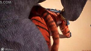 Divocí gay furry se honí v intenzivním yiffu