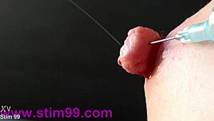 Ever tried squirting saline through pierced nipples?