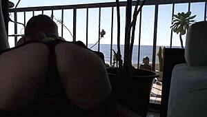 Horny stepmom moans as stepson fucks her pussy hard