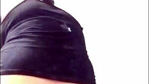 peruvian fat trans stretches asshole with deep dildo in anal insertions