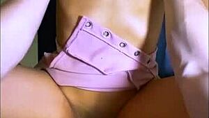 Latina student fucks neighbor in bedroom