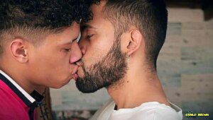 Camilo Brown Delivers Sloppy Deepthroat to Liam Sareth's Big Cock