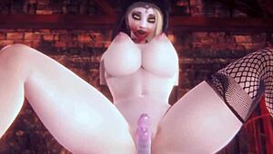 house dimitrescu compilation with alcina resident evil village hentai