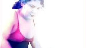 peruvian fat trans stretches asshole with deep dildo in anal insertions