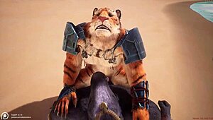 Wild Gay Furrys Engage In Intense Yiff Action