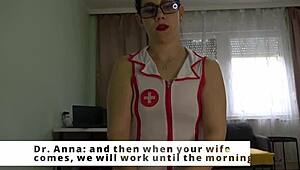 Nurse Anna Milks and Sucks for Powerful Oral Creampie!