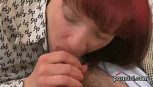 Does Nice enjoy being teased and poked by her older schoolteacher?