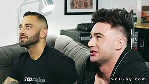 Wow, these gays slam anal after a raw interview on live webcam!