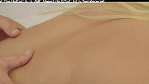 Beautiful busty blonde MILF gives hardcore blowjob and facial