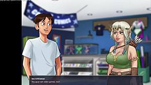 I can't resist my horny milf landlady in summertime saga