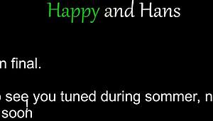 Happy enjoys wooden spoon whipping?