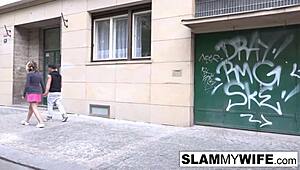 Guy just watched girlfriend get butt slammed hard