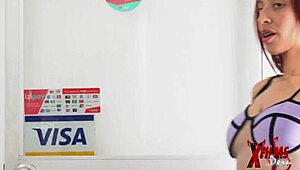 petite venezuelan redhead seduces doctor for breast enhancement