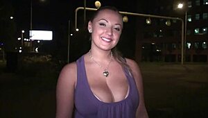 yo, krystal swift with huge tits heads to public gangbang orgy in a car!