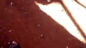 Chipkechip sneaks a quick outdoor romp with neighbor's husband. Dripping wet!