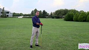 I'm that smalltits euro babe enjoying outdoor footfetish, but i can't help it!