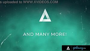 Girlsway - Horny MILF Cory Chase DOUBLE DILDO SCISSORS After STRAP-ON DP ROUGH ANAL