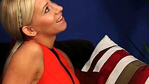 Euro Babe Sucks First Timer's Cock!