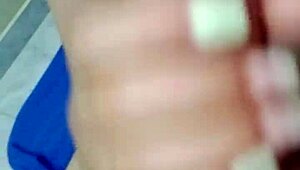 Russian wife gives intense detailed blowjob to big cock