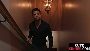 Bigtit milf feels deep emotion sucking detective's cock before intense sex