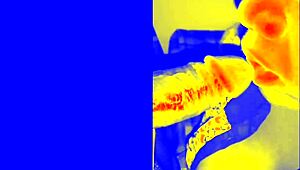 thermal sloppy blowjob