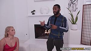 Can you handle blonde babe harley king in a 17-man bukkake blowbang?