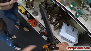 Amateur Blonde Babe Sells Wedding Dress and Gets Rimmed for Extra Cash