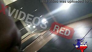 perfect ebony milf shows off her bubble butt and ass