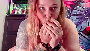 bound and blown, she rode hard in a kinky, curvy milf adventure.