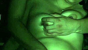 Ebony Amateur with Big Tits Squirts on Big Cock Until Cum