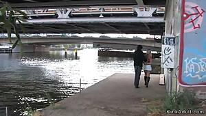 Czech Blonde in Bondage PUBLICLY FUCKED Hard