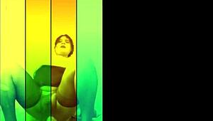 peruvian fat trans stretches asshole with deep dildo in anal insertions