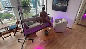 Behind the Scenes Step Daughter Takes Anal from Stepdad