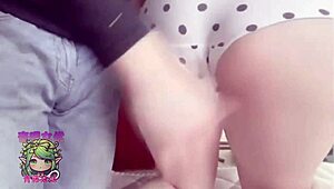 Wow, watch this quickie on the windowsill with bareback riding!