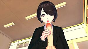 Horny Female Boss Trains Employee In 3D Hentai