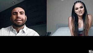 Sexy Teen Athena Faris Can't Control Herself! She Masturbates with Fingering