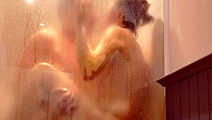 Wife gets fucked in bathroom with cum in mouth and pussy cumshot