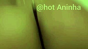 Hard Not to Cum with Aninha's Big Ass
