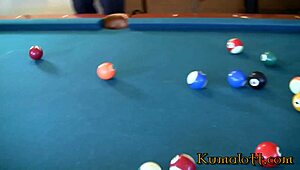 Watch punkette fuck her ebony friend on the pool table?