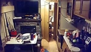 wife enjoys a peaceful shower after a long day, feeling refreshed and relaxed