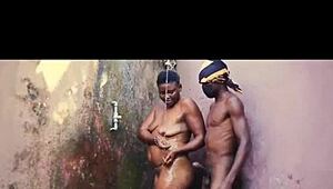 African hot wife, take that big fat black cock