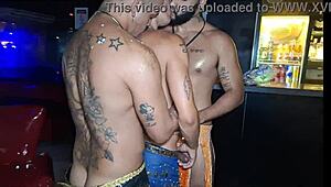 Carnival Warm-Up Turns Into Wild Interracial Orgy with Creampie Action