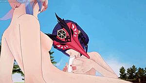 kujou sara negotiates with kokomi