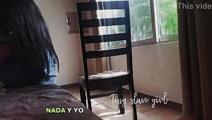 Black lesbian dives deep into a teen 18+’s tight ass for raw rimming