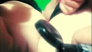 Blonde Slut Gets Fucked With Monster Cock On Sex Swing, Reaching Orgasm With Toys