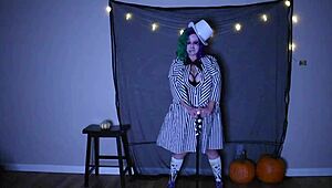 Watch Beetlejuice Strip with Clothes Ripped Off!