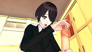 Horny Female Boss Trains Employee In 3D Hentai