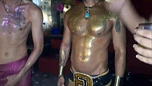 Carnival Warm-Up Turns Into Wild Interracial Orgy with Creampie Action