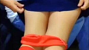 he lifts her skirt and fucks the cute teen student in a homemade amateur scene